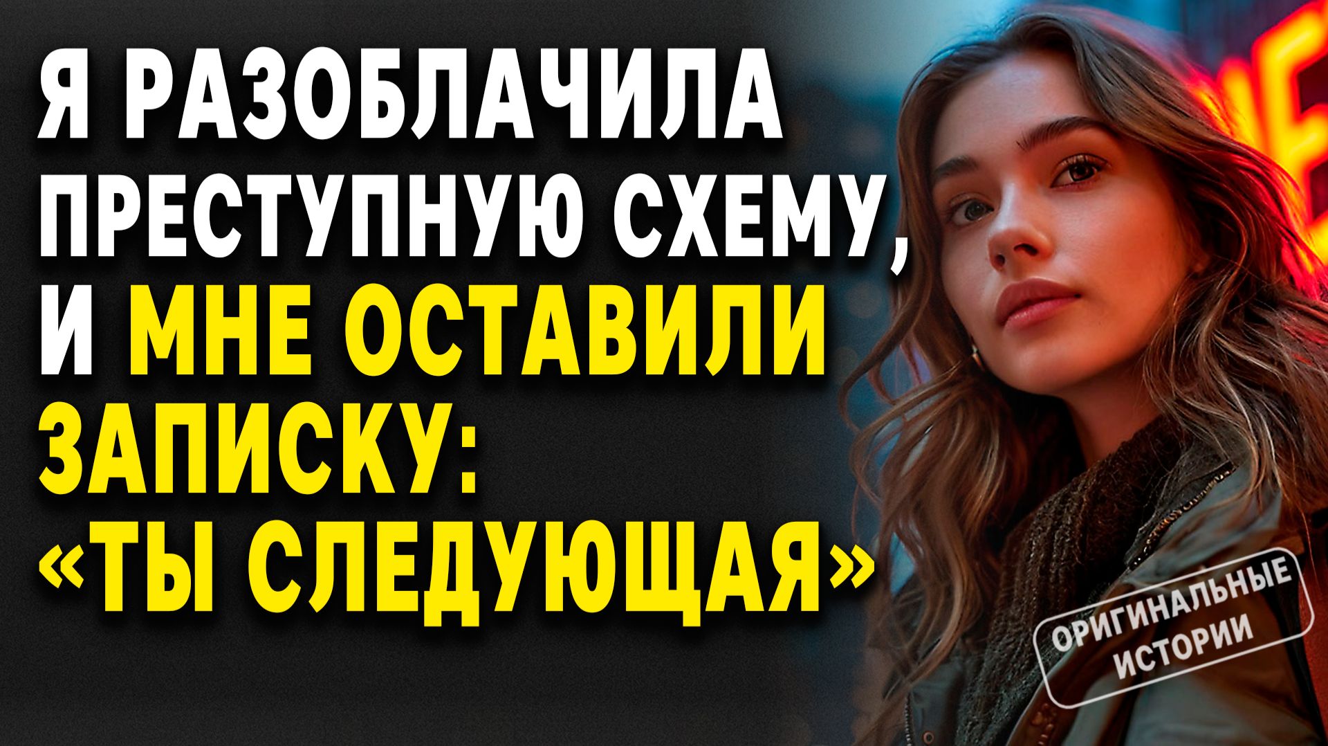 Когда я разоблачила СХЕМУ, мне оставили записку: «Ты следующая». Слушать аудиорассказы смотреть онлайн