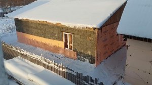 Холодный дом из арболита.