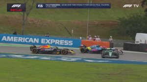 Формула 1. Авария Цуноды и Стролла на Гран-при Сан-Паулу (гонка)