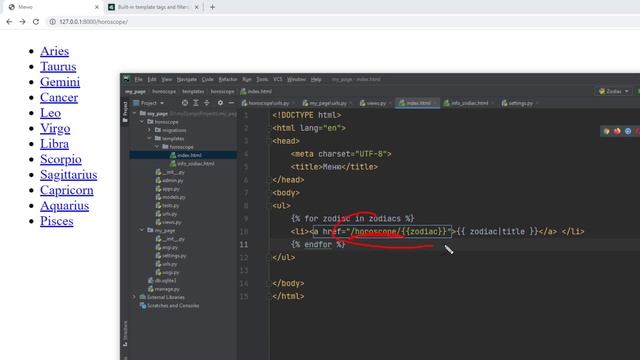 25 Тег url Django. Теги в Джанго. Tags in Django Template Language смотреть онлайн