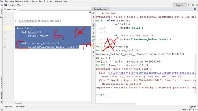 ООП 13 Класса-методы ( сlassmethod ) и статические методы (staticmethod) смотреть онлайн