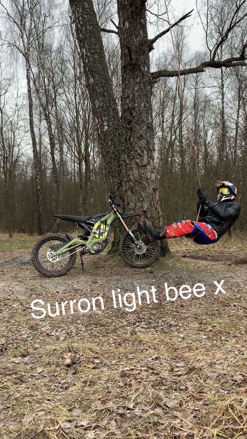 Катаюсь на качелях Sur ron light bee x 2025 смотреть онлайн
