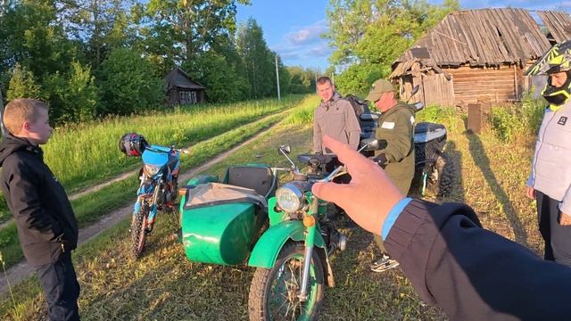 ПОКАТУХА СО СТАРИЧКОМ. МОТОЦИКЛ УРАЛ 1985 ГОДА.