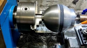 Точение шаров с ЧПУ станком.