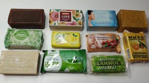 Мыление кусочков из Наташиной посылки😍📦