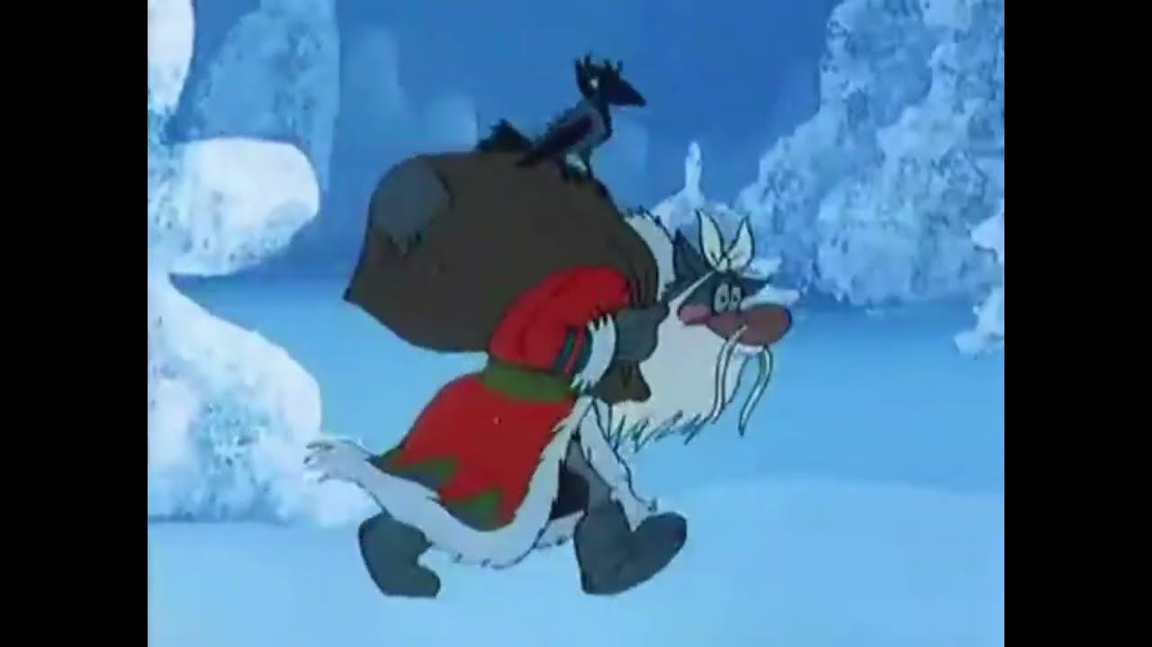 Волк хочет украсть подарки. смотреть онлайн