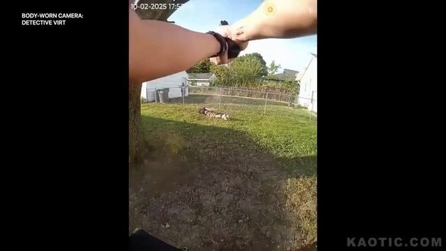 #США #Bodycamera  Полицейские застрелили подозреваемого в жестоком обращении с детьми