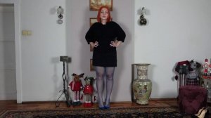 Полностью модные нейлоновые чулки синего цвета! 🩵💙