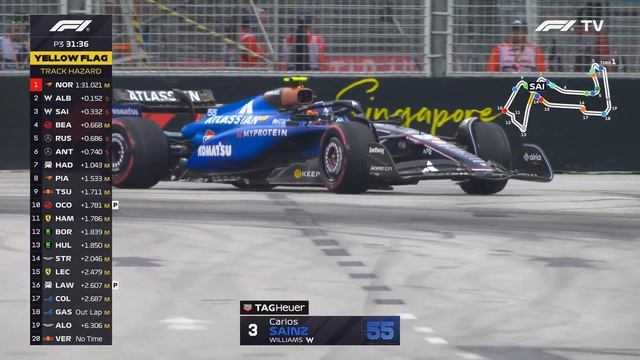 Формула 1. Гран-при Сингапура (этап 18) - 3 практика