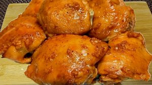 🍗Куриные бедра с ХРУСТЯЩЕЙ КОРОЧКОЙ в духовке.💥ПРОСТОЙ рецепт. ЛУЧШИЙ МАРИНАД для Курицы