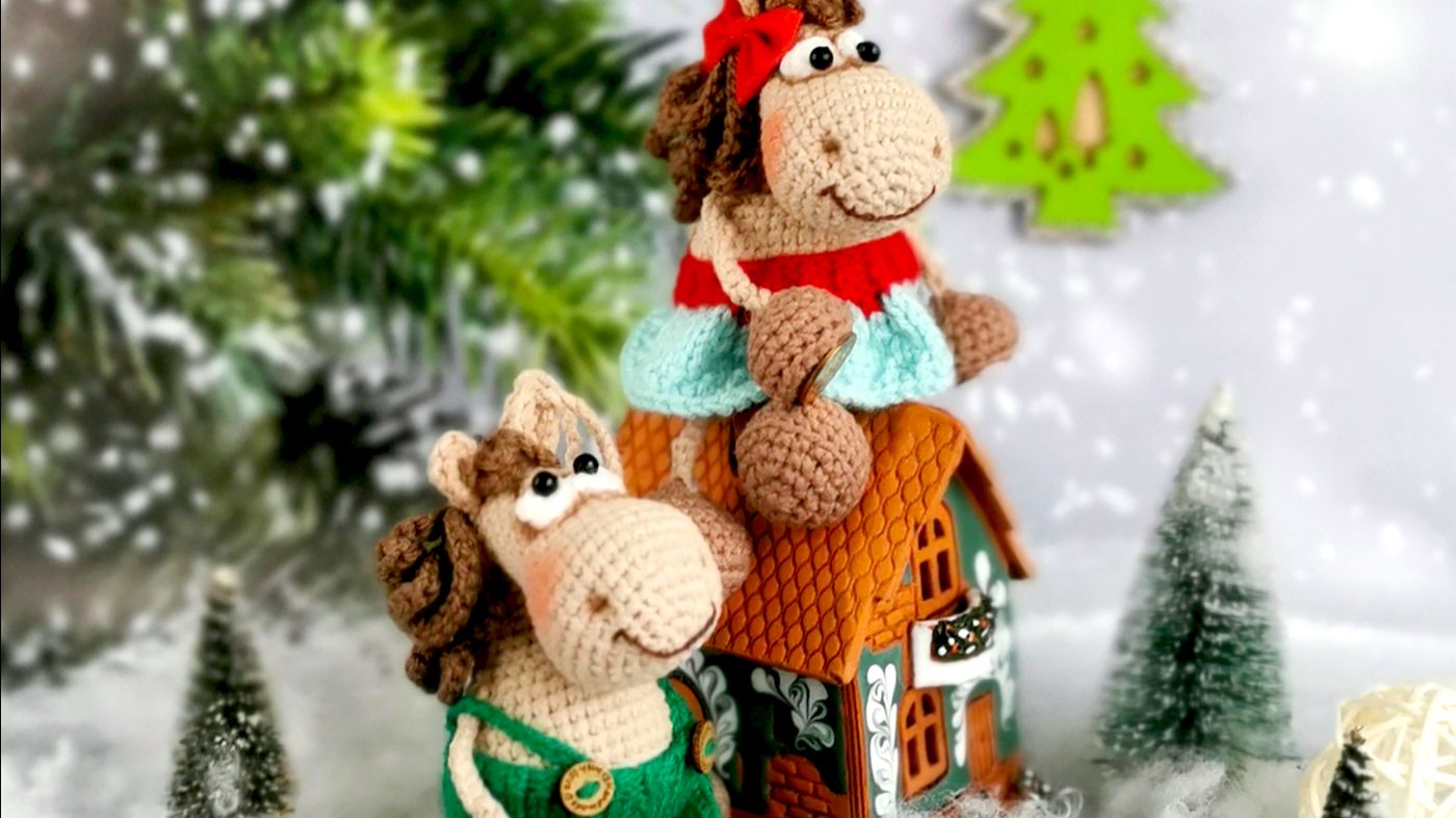 Амигуруми: схема Коняшки-улыбашки | Игрушки вязаные крючком смотреть онлайн