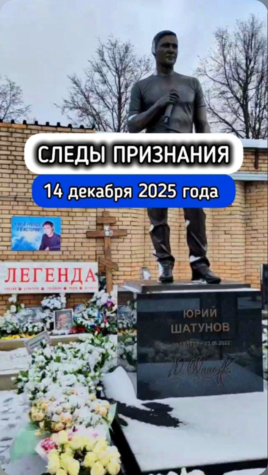 Лёгкий снег и тишина над могилой Юрия Шатунова #shorts #шатунов #белыерозы #ласковыймай #память смотреть онлайн