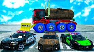 Большой бензовоз, городские злодеи против копов - Сержант Лукас против бывшего полицейского