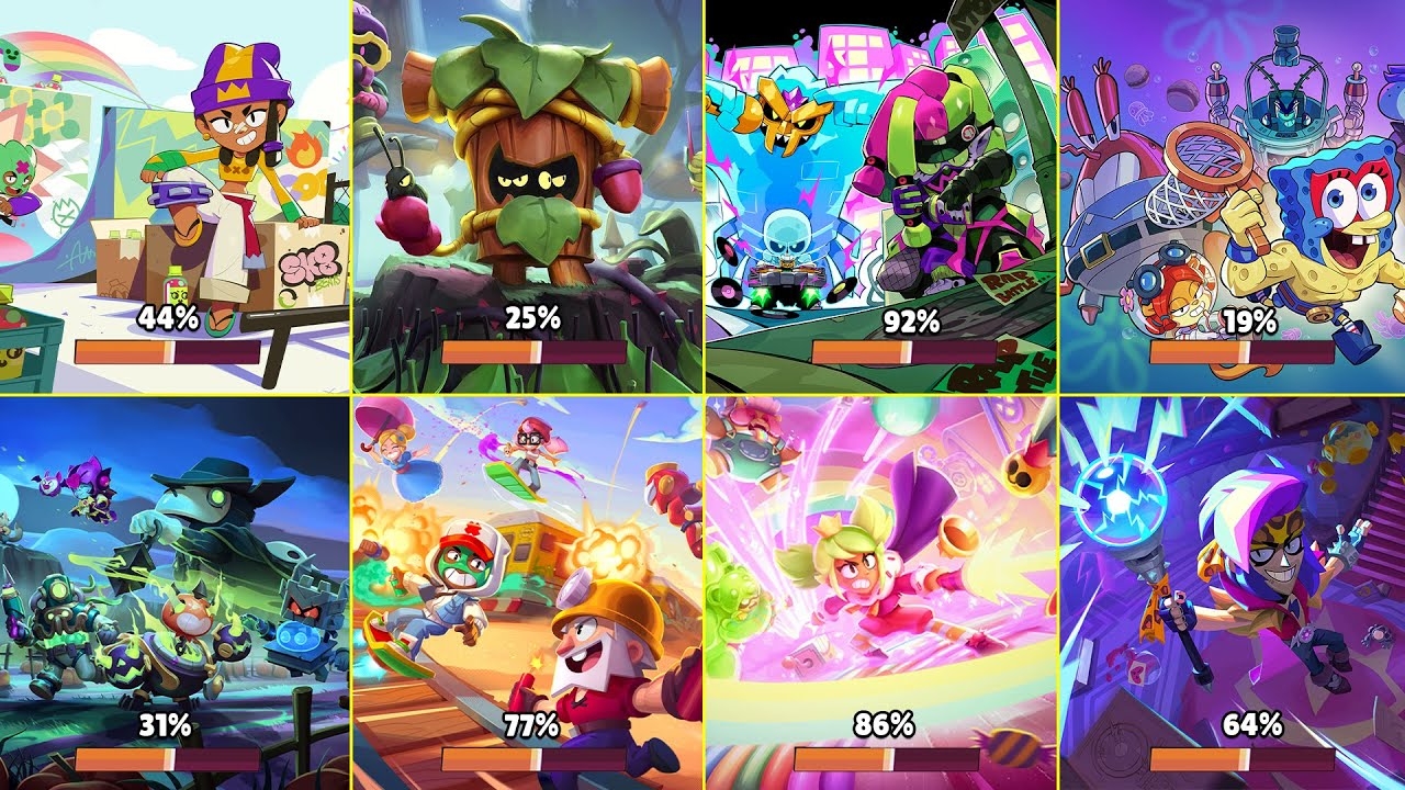 All Loading Screen Evolution in Brawl Stars (2017 – OCT. 2025) | Subway Surfers Collab смотреть онлайн