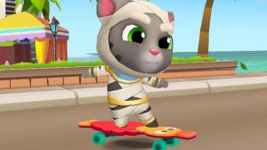 Детские мультики Бегалки - Том Мумия на скейтборде "Весёлая утка"