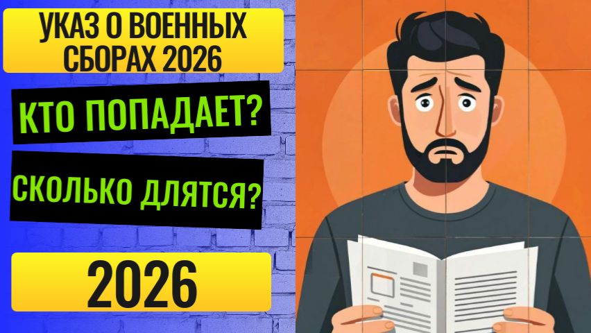 Путин подписал указ о военных сборах 2026 — кто попадает и сколько длятся