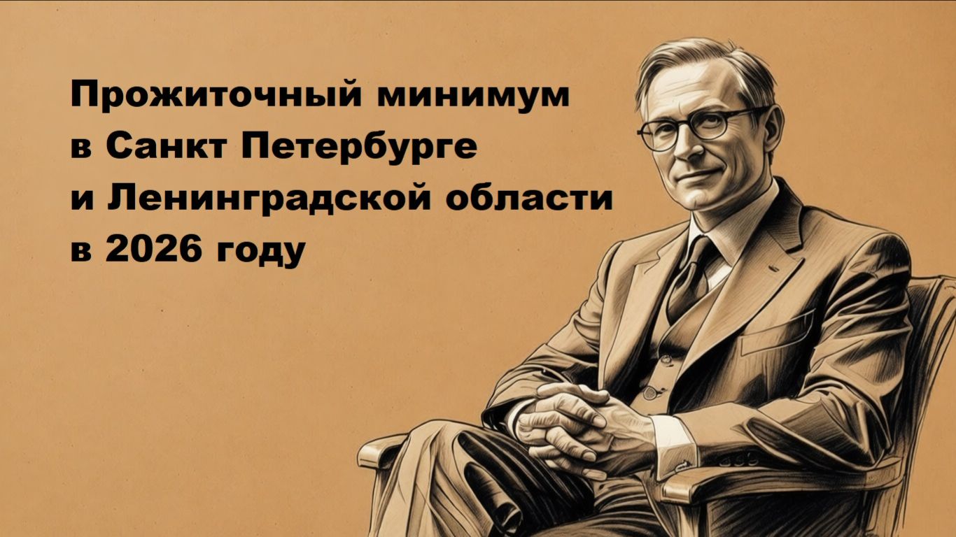 Прожиточный минимум (МРОТ) в Санкт Петербурге и Ленинградской области в 2026 году смотреть онлайн