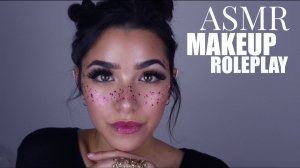 ASMR Doing Your Makeup (Personal attention, Cottons, Cream sounds, Face Brushing, Face Touching...)