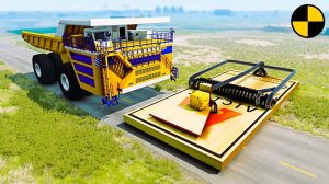 Машины vs Мышеловка! - BeamNG.drive игра про машины