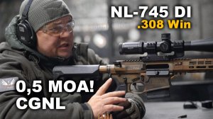 Обзор винтовки NL-745 от CGNL в калибре .308 Win. Стабильно 0,5 МОА!