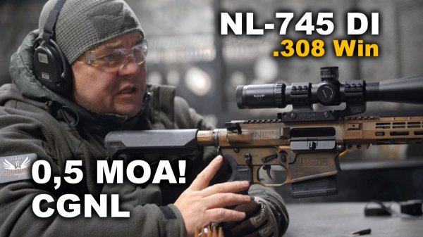 Обзор винтовки NL-745 от CGNL в калибре .308 Win. Стабильно 0,5 МОА!