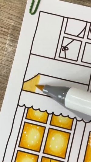 Осенняя витрина раскраска