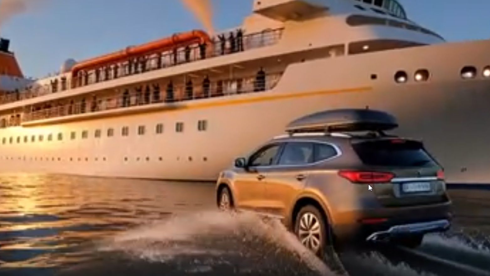 машина едет по воде смотреть онлайн