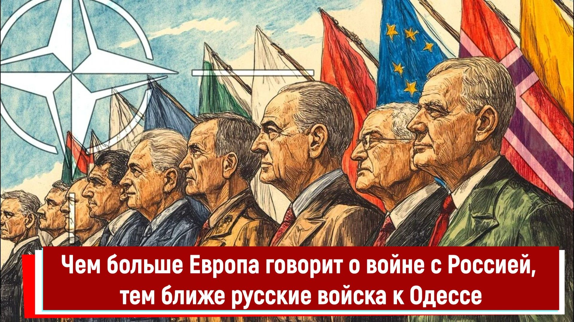Чем больше Европа говорит о войне с Россией, тем ближе русские войска к Одессе смотреть онлайн