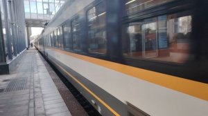 Электропоезд ЭП2ДМ-0224 №6958 Тула 1 Курская-Волокаламск, отправляется с платформы Щукинская