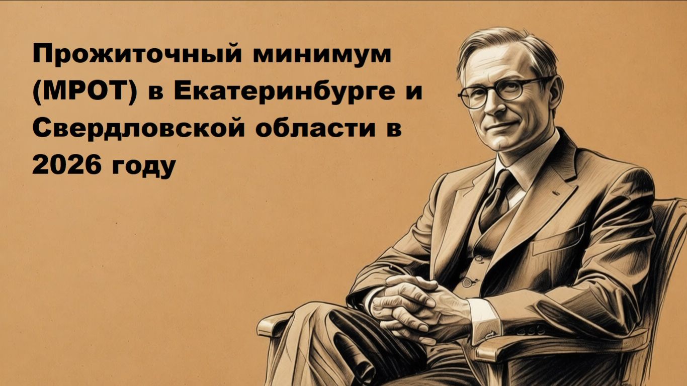 Прожиточный минимум (МРОТ) в Екатеринбурге и Свердловской области в 2026 году смотреть онлайн