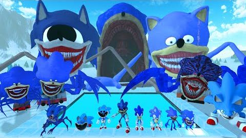 МУЛЬТИК СОНИК ИКС В БАССЕЙНЕ И ЕГО СЕМЬЯ.... смотреть онлайн