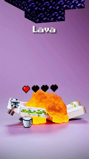 Железный голем в Майнкрафте сражается с ведьмой 🤢 Потрясающая 3D-симуляция ткани и жидкости