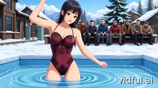 Красавица в зимней воде смотреть онлайн