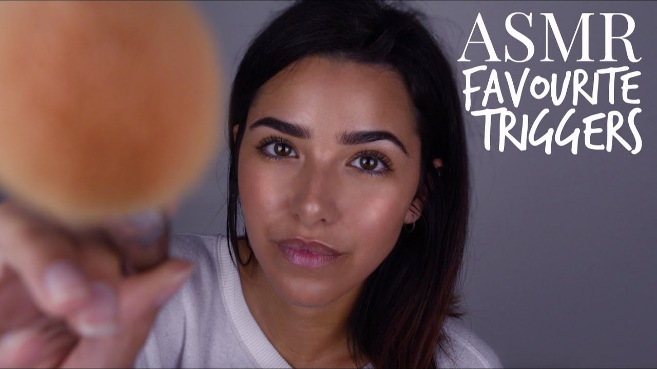 ASMR Lily Whispers ASMR’s Favorite Triggers (Mouth sounds, face brushing, hair brushing, lids...+) смотреть онлайн