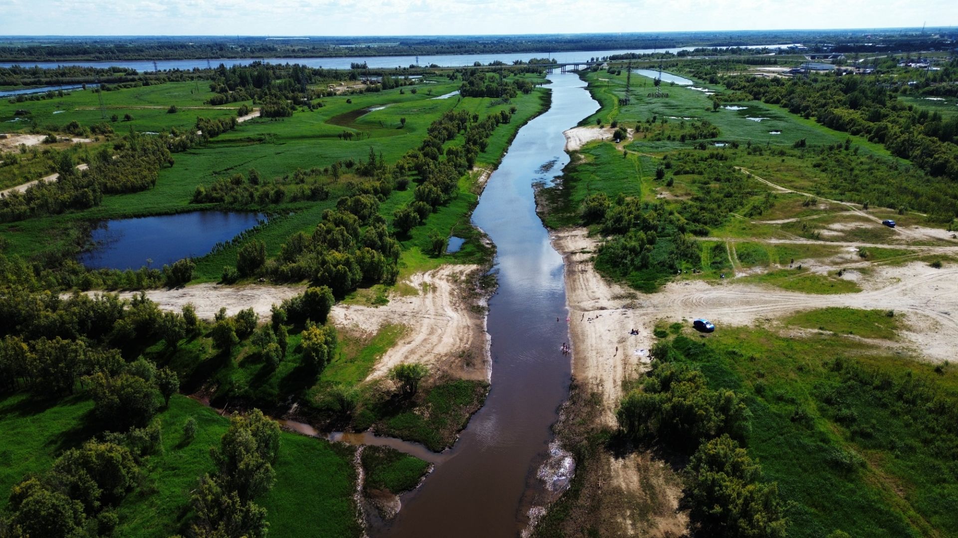 Городской пляж Нефтеюганска