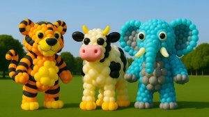 УГАДАЙ ЖИВОТНОЕ НАХОДЯЩЕЕСЯ ПОД ШАРИКАМИ | СПОРТИВНО РАЗВЛЕКАТЕЛЬНАЯ ТРЕНИРОВКА ДЕТСКОГО МЫШЛЕНИЯ