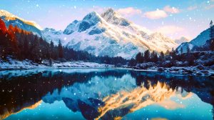 ❄️ ОЧЕНЬ КРАСИВАЯ УСПОКАИВАЮЩАЯ МУЗЫКА ДЛЯ СНА 🎵 РАССЛАБЛЯЮЩАЯ МУЗЫКА ДЛЯ ДУШИ НА ГОРНОМ ОЗЕРЕ