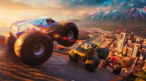 МУЛЬТИКИ ПРО МАШИНКИ Эпические прыжки и столкновения на скоростном монстр-траке Beamng Drive #57