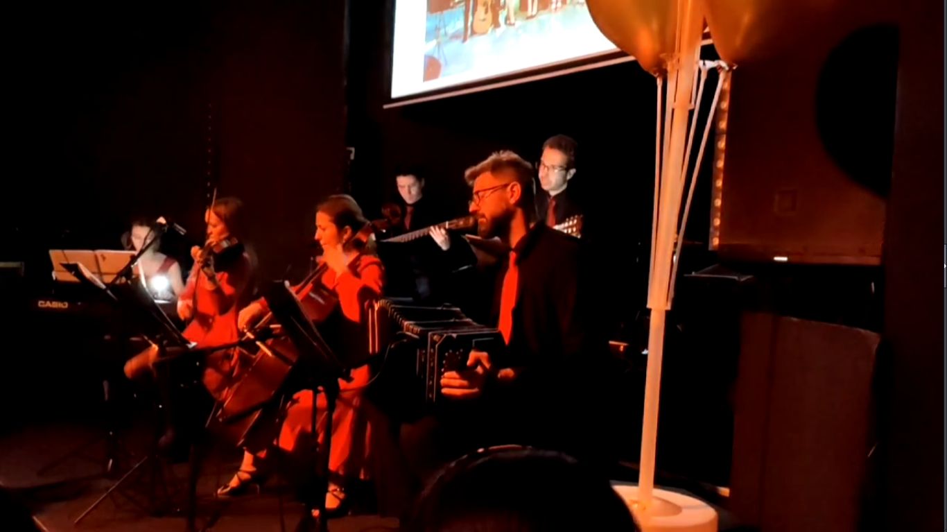 Аргентинское танго, милонга в клубе Б2  м.Белорусская,  оркестр TangoMix Orquesta