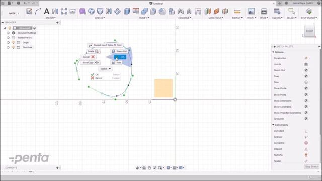 4 - SPLINE CONIC CURVE смотреть онлайн