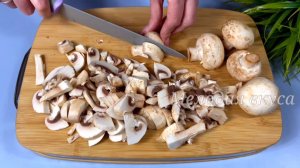 Даже не ЗНАЛА, что из шампиньонов МОЖНО приготовить такую ВКУСНЯТИНУ! Это так просто и ОЧЕНЬ вкусно!