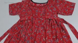 Крой и шитье платье с поясом на талии