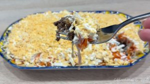 Вкусный салат с печенью на праздничный стол