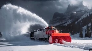 Снегоуборочный поезд