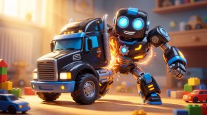 МЕГА ГРУЗОВИК 🚚➡️🤖 Трансформация игрушки!