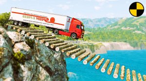 Машины vs Деревянный Мост! - BeamNG.drive игра про машины