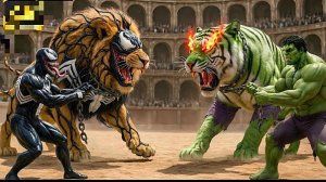 Мультфильм Веном против Халка мультик, Халк и Веном мультик