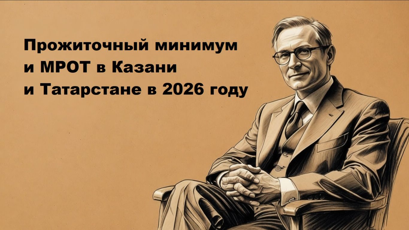Прожиточный минимум и МРОТ в Казани и Татарстане в 2026 году смотреть онлайн