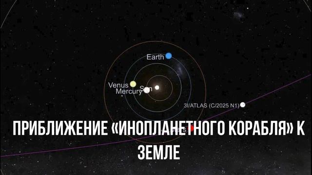 Приближение «инопланетного корабля» к Земле смотреть онлайн