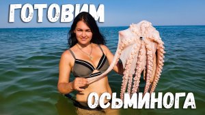 Гигантский Морской Осьминог для прекрасного ужина! Морское блюдо для ценителей